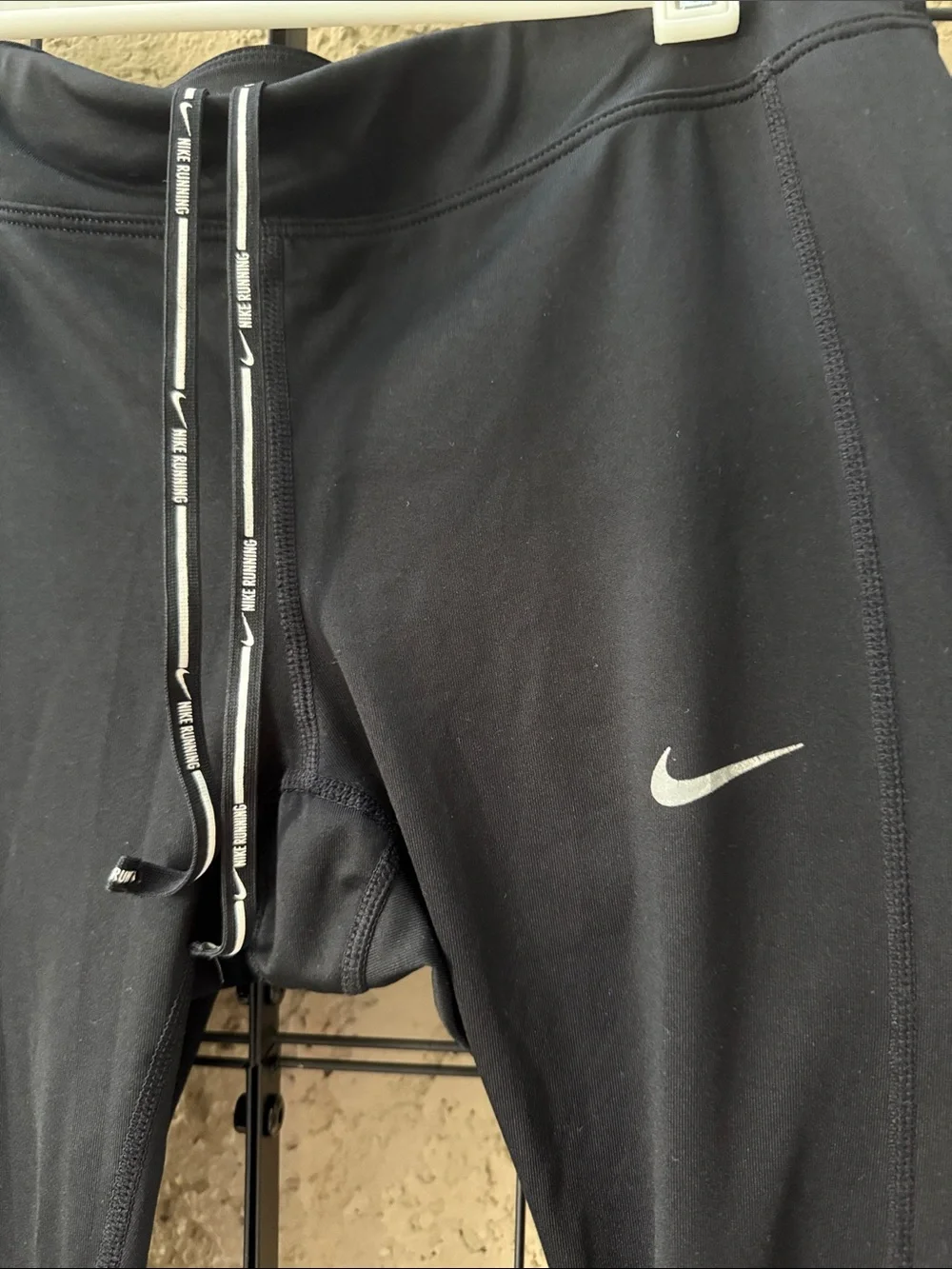 Nike Black Training Joggers with Drawcord